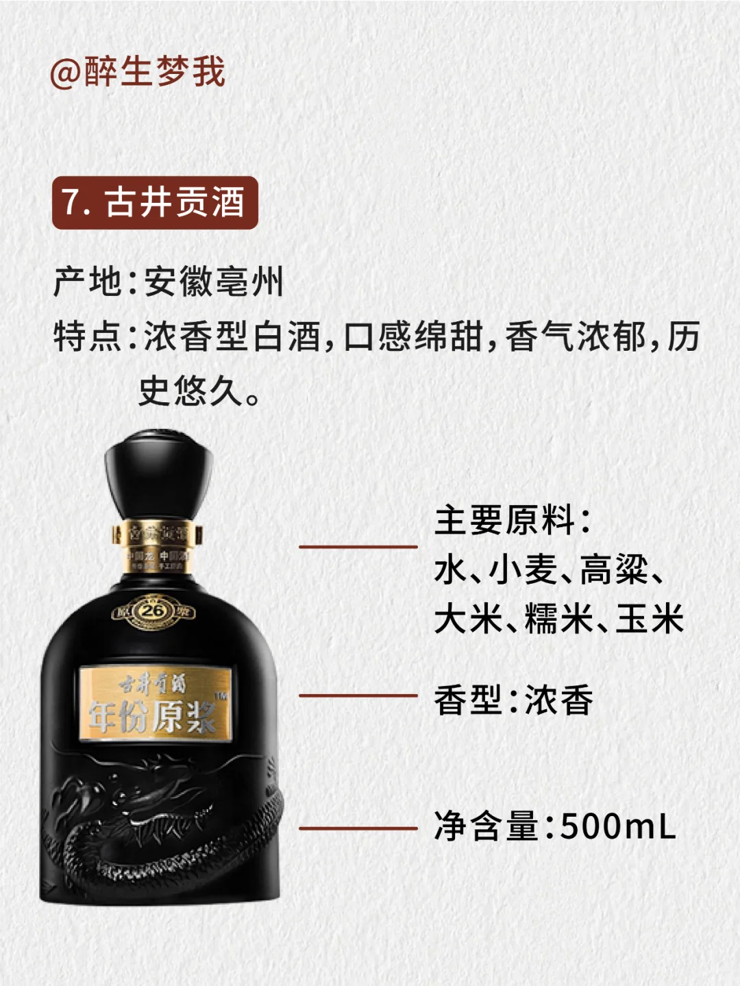 中国的这些白酒 你喝过几种？?
