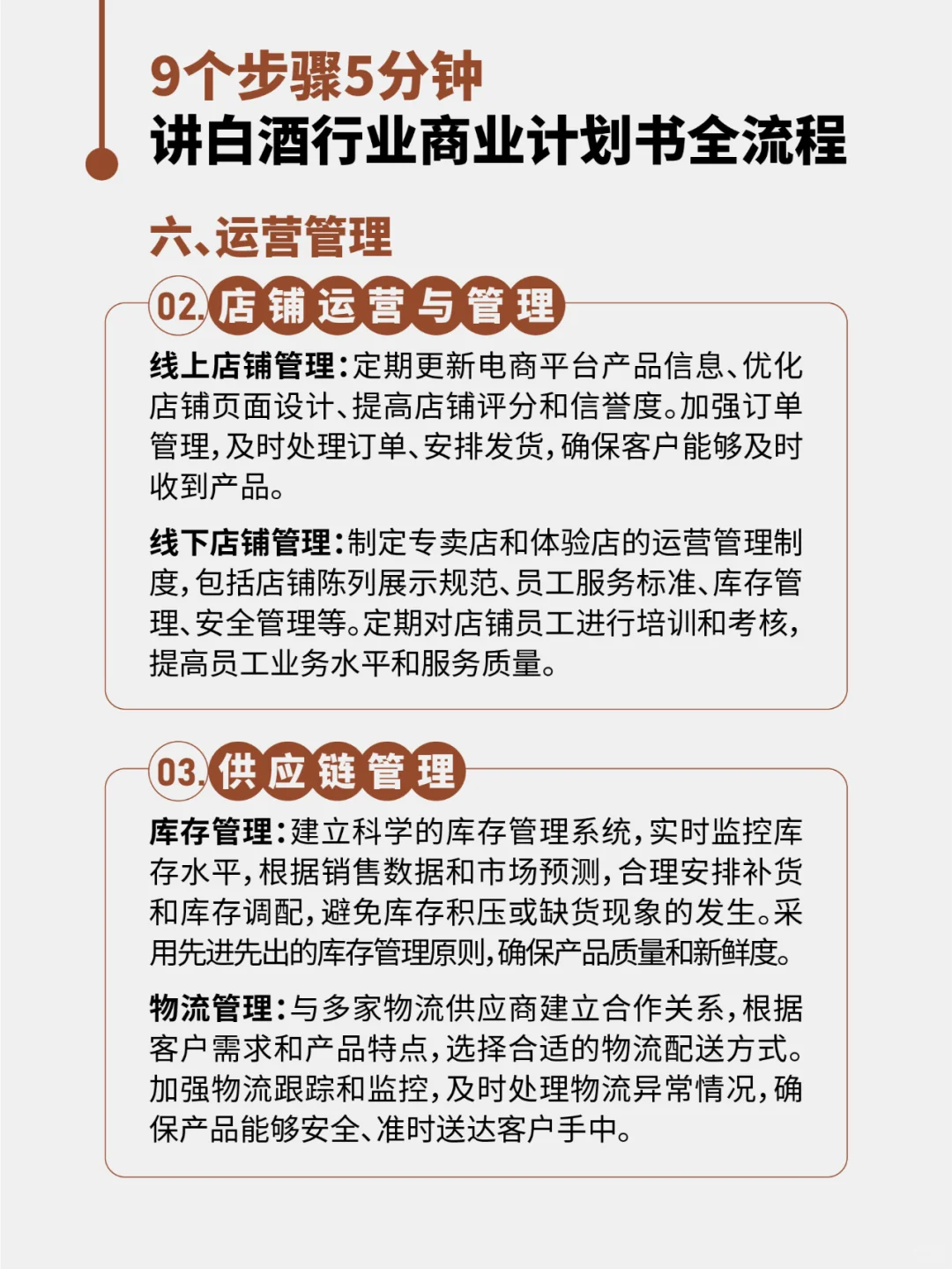 9个步骤5分钟讲清白酒行业计划书全流程