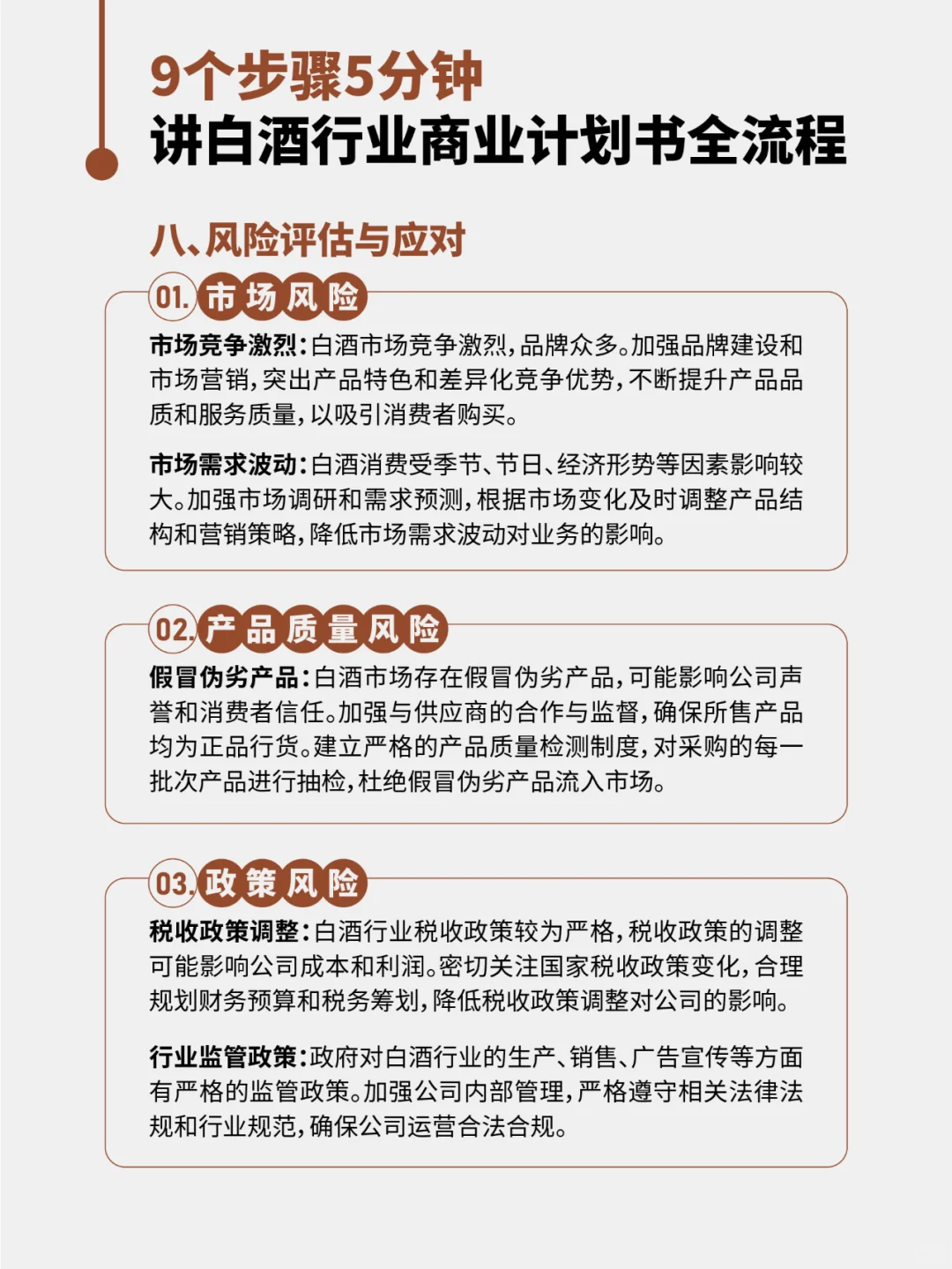 9个步骤5分钟讲清白酒行业计划书全流程