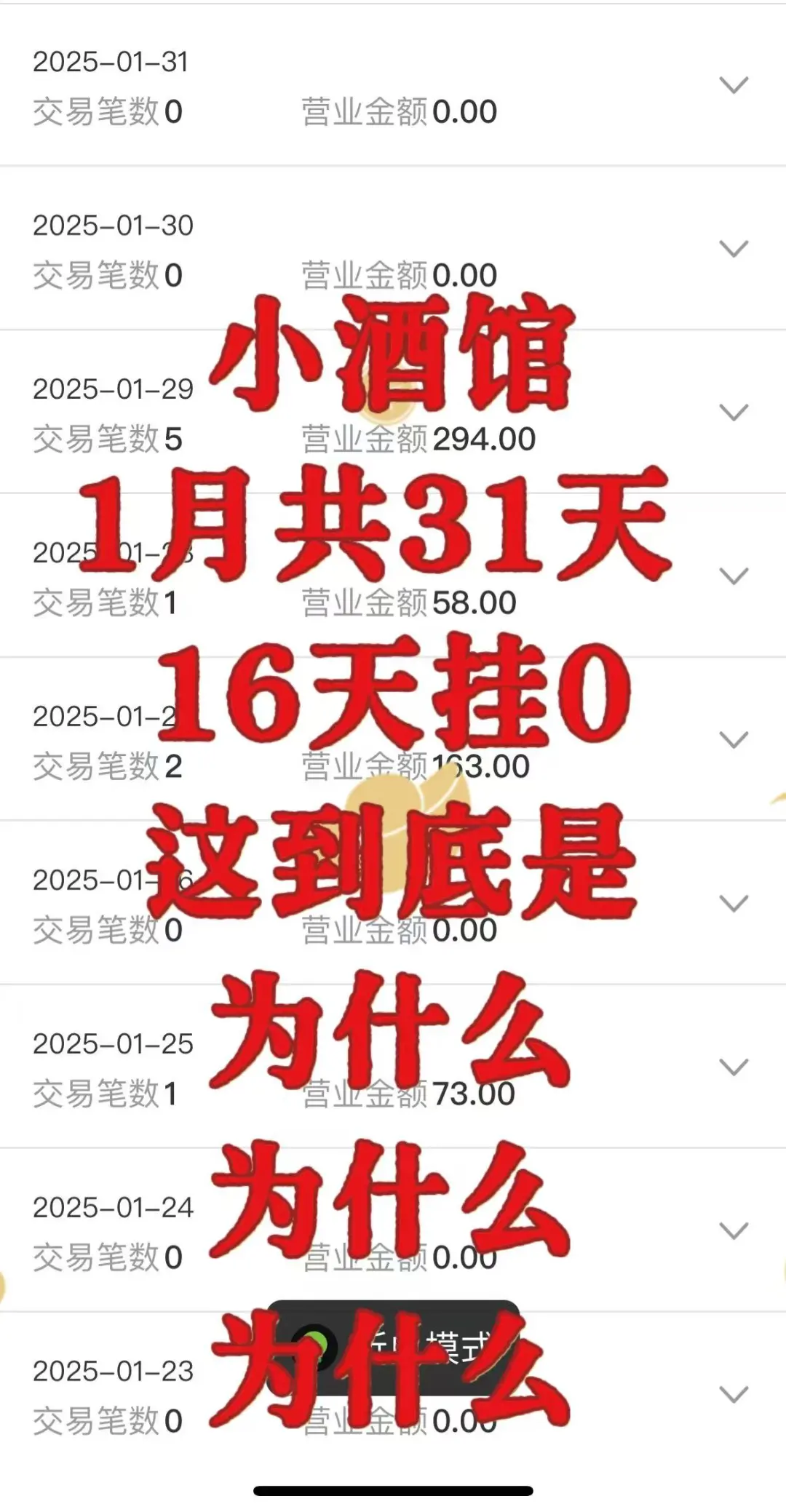 跨年后 天天喝西北风 求解！