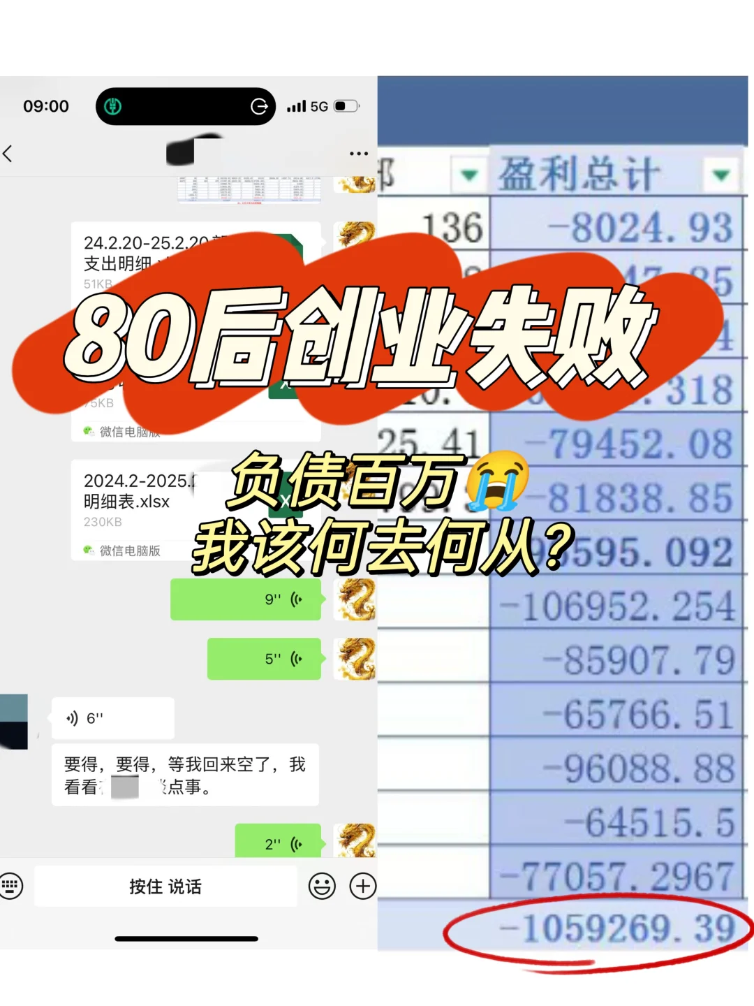 创业失败欠了300W，看不到一点光亮怎么办？