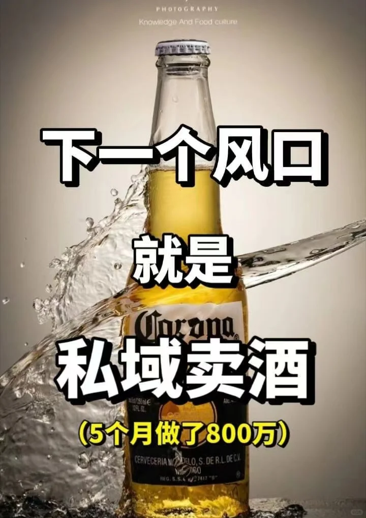 摄私域卖酒八个月做了600万
