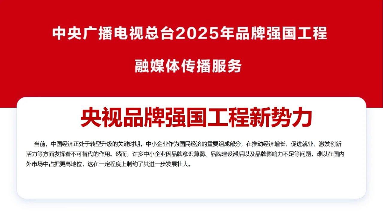 助力中小企业腾飞，打造品牌国家队新势力