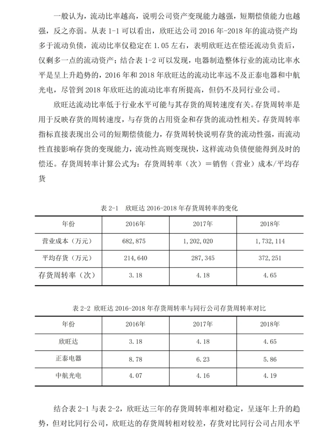导给的偿债能力分析范文--以欣旺达公司为例