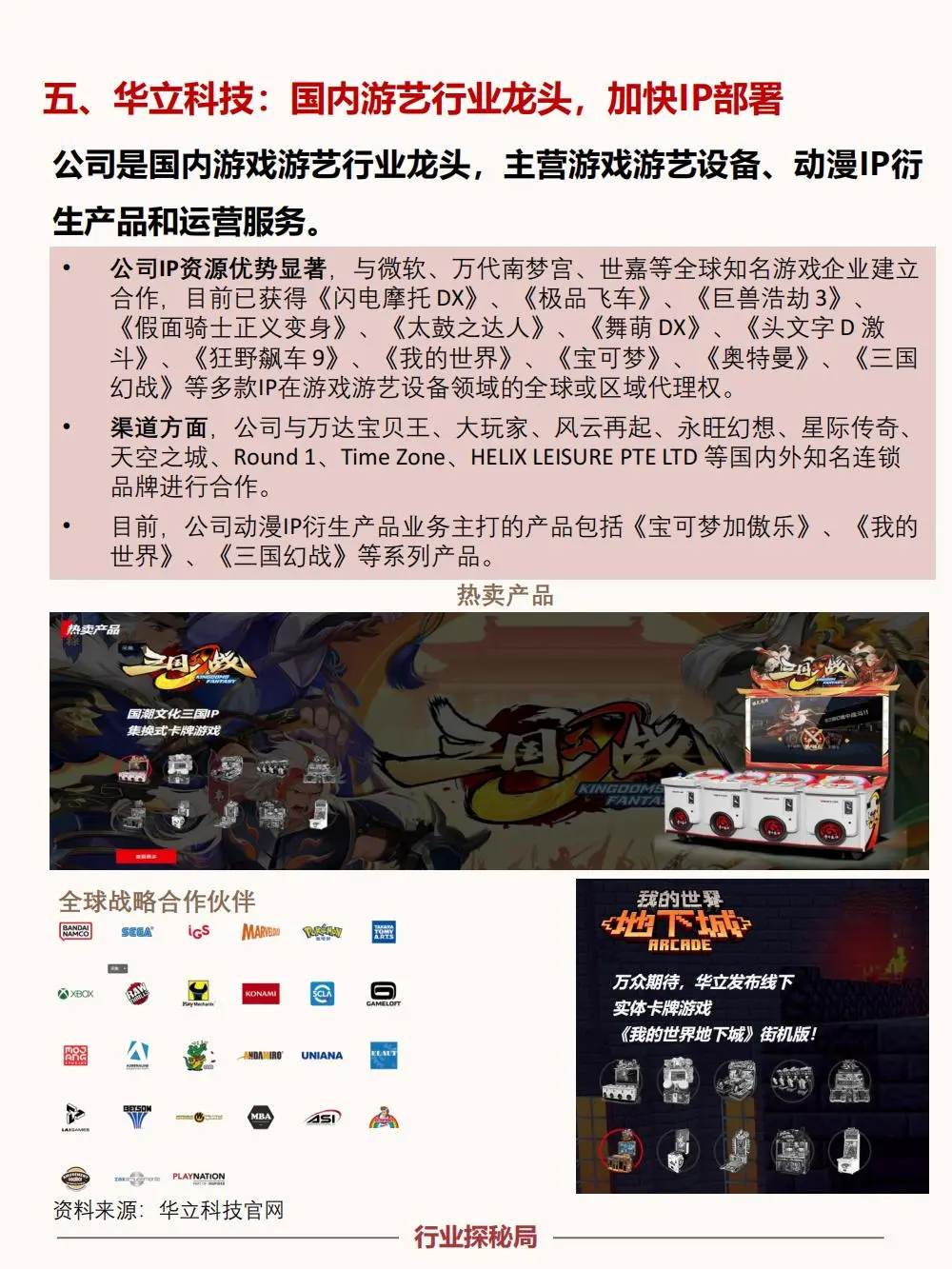 这些卡牌行业龙头公司，你知道几个？