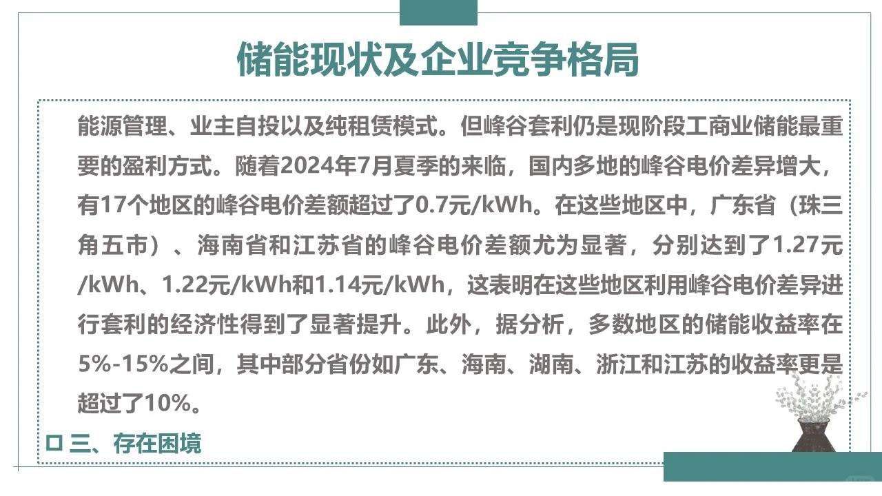 储能发展现状及企业竞争格局