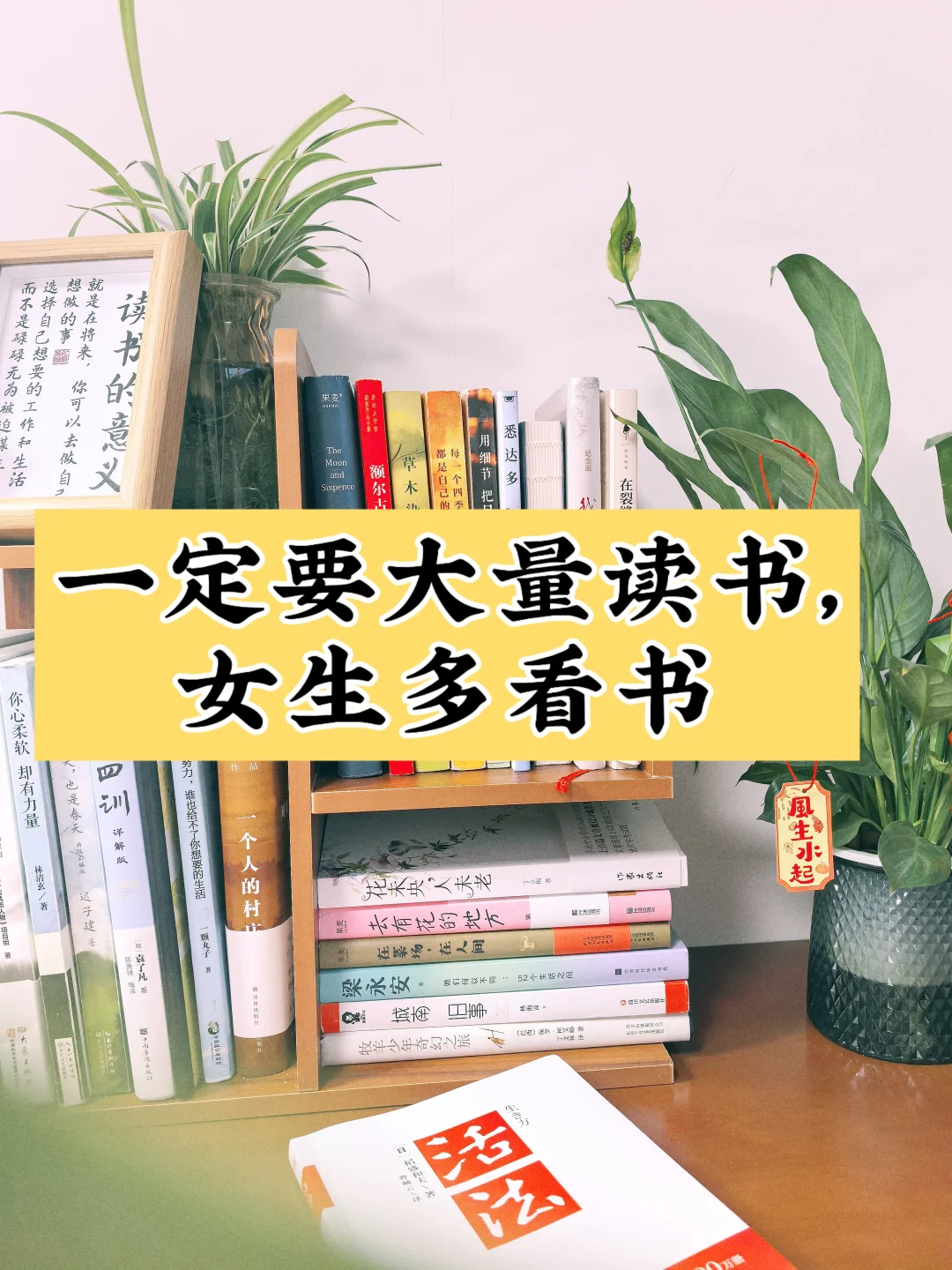 一定要大量看书。
