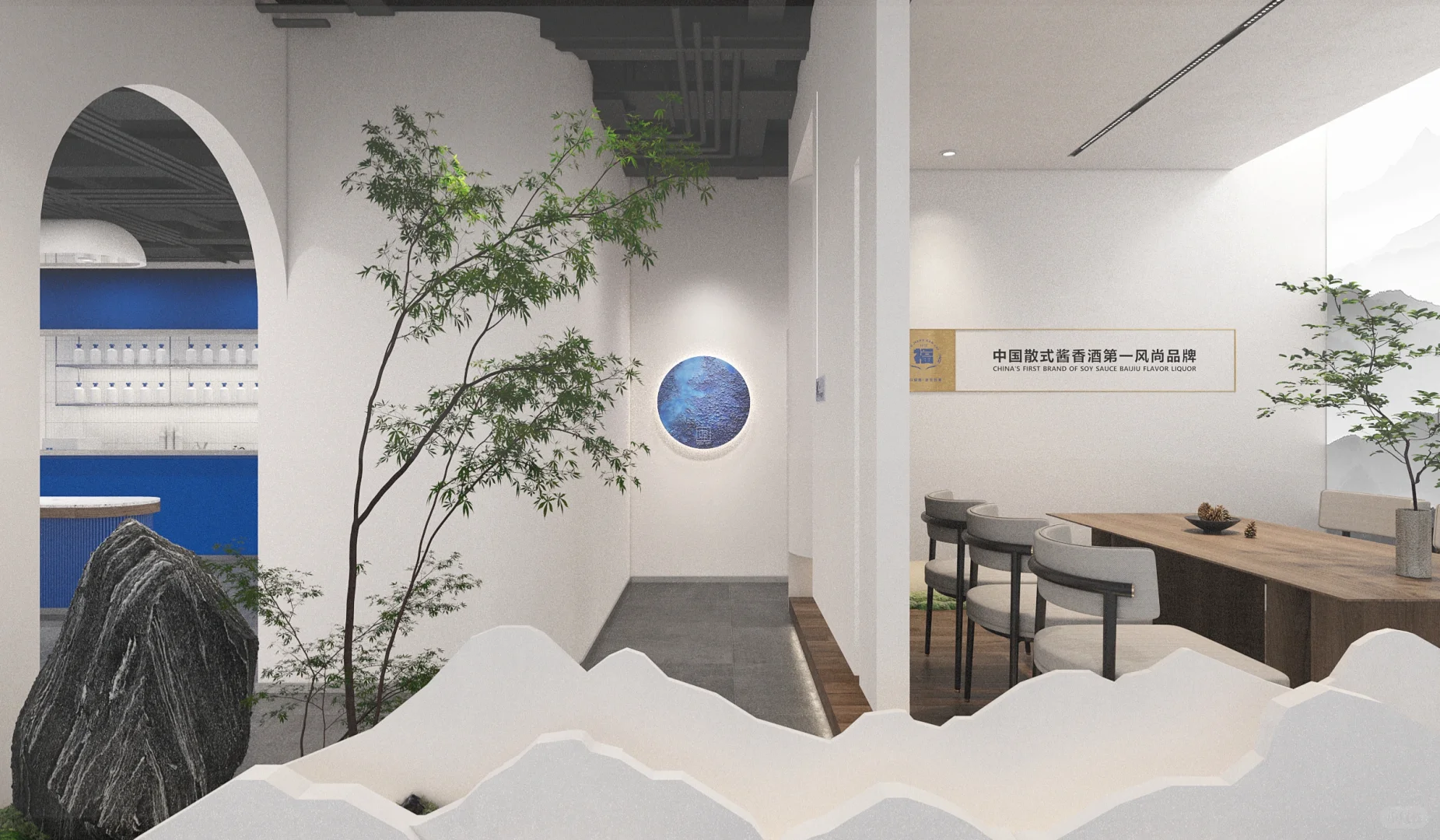 【新派东方美学 | 白酒概念店设计全解析】