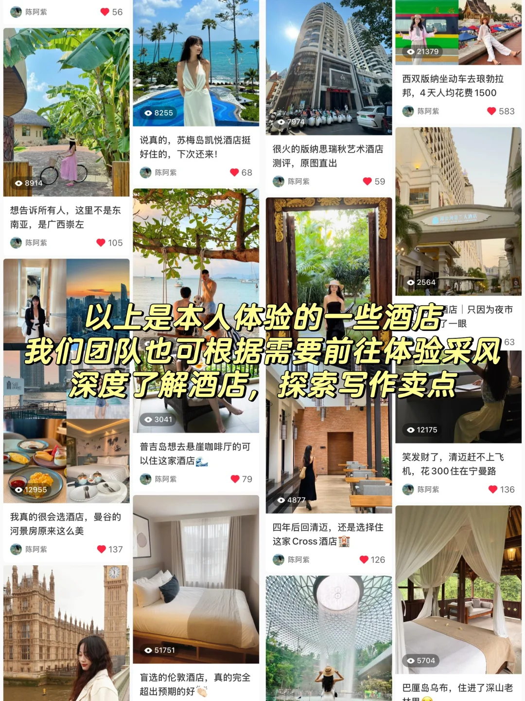 嗨，这是一家做酒旅行业的小红书代运营公司