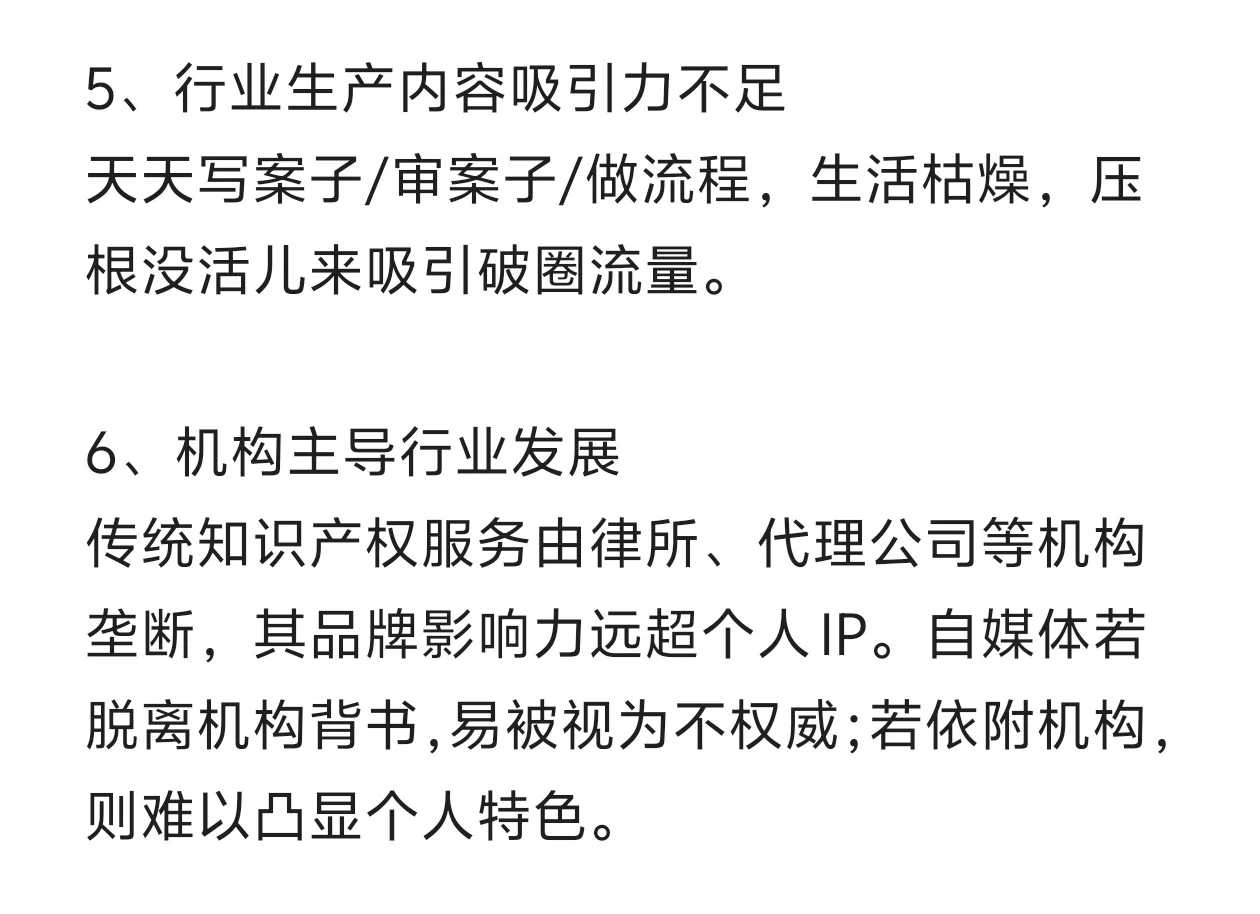 知产行业探究（一）
