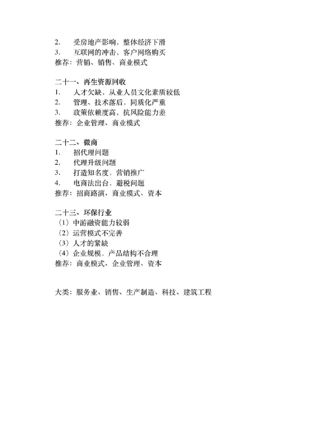 各行业痛点与解析