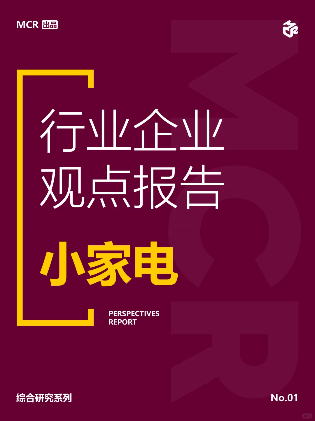 嘉世咨询 《小家电行业企业观点报告》