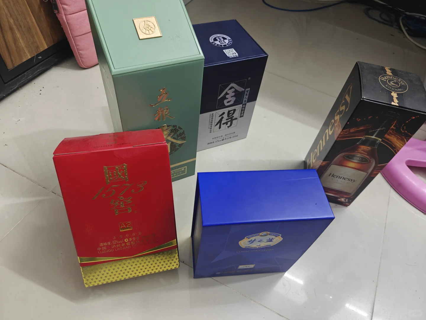 ÷白酒 洋酒 汾酒 1573 五粮春 梦之蓝