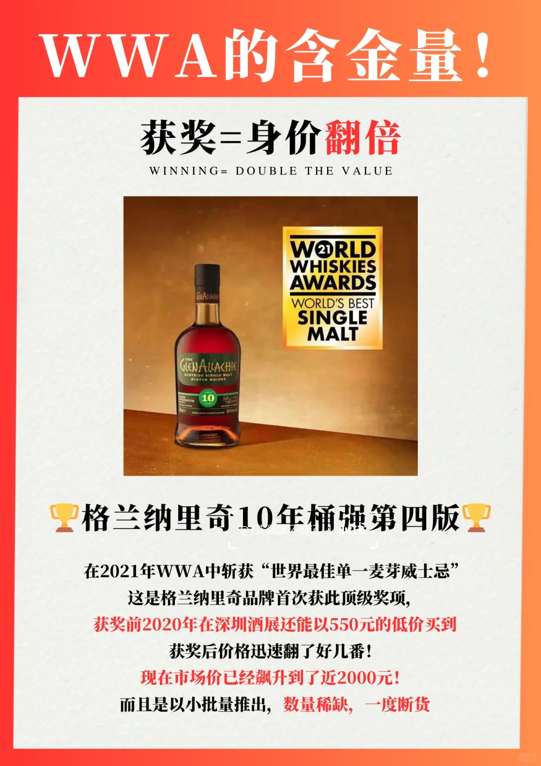 一篇搞懂WWA?威士忌界奥斯卡?大奖！