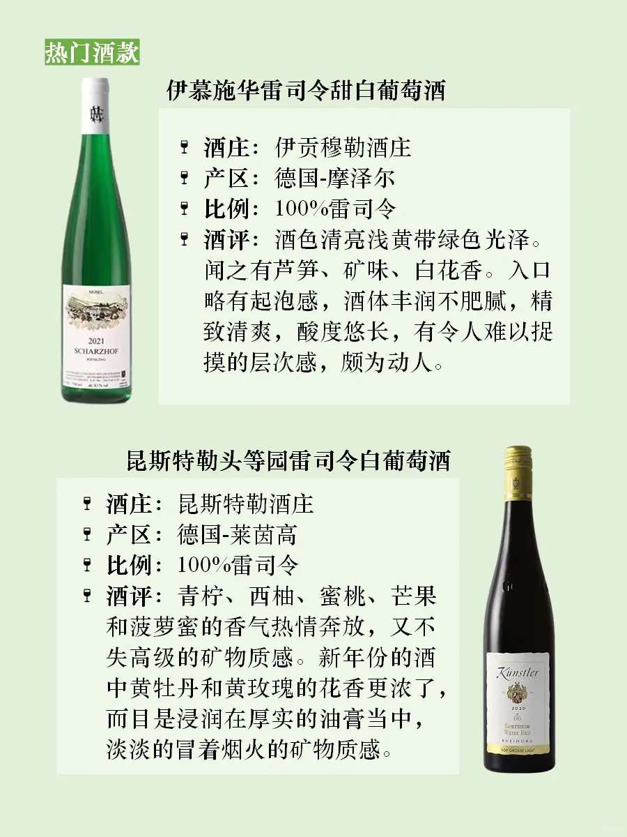 每天懂点葡萄酒 | 雷司令Riesling