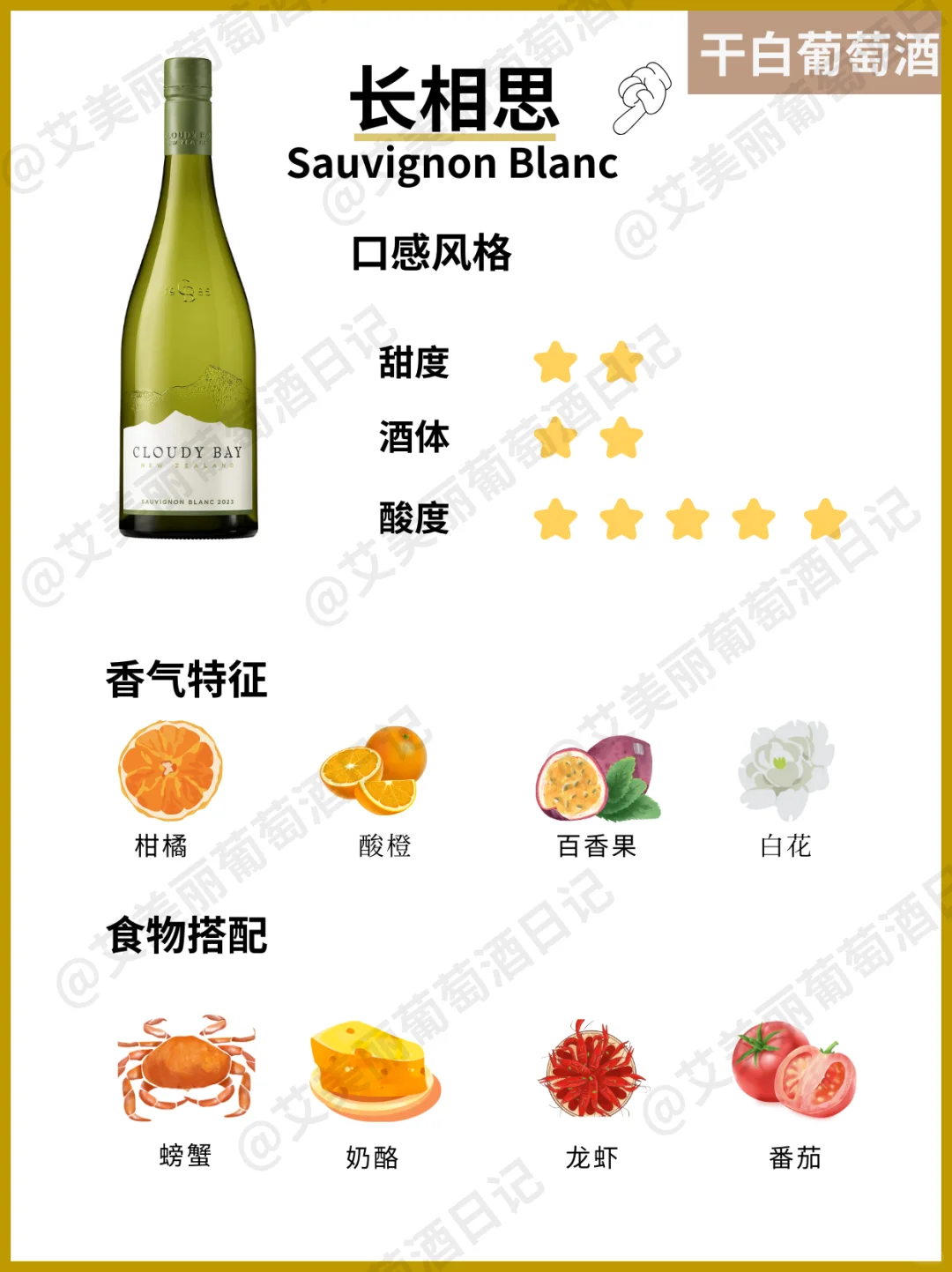 快来抄作业❗白葡萄酒这么选❗不出错