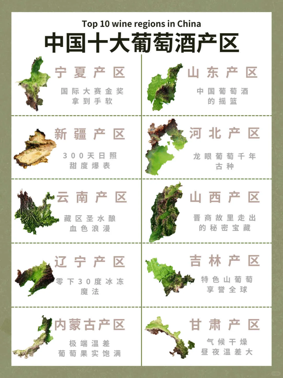 中国葡萄酒地图大公开！一口喝尽山河湖海