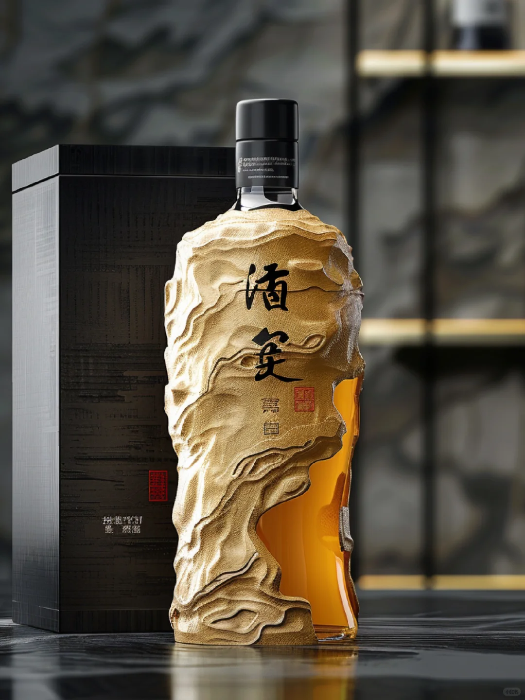 酱香型白酒包装?高级感爆棚，绝绝子！