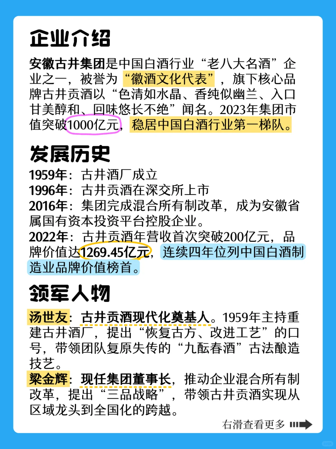 每天认识一个安徽企业✅今天是古井集团?