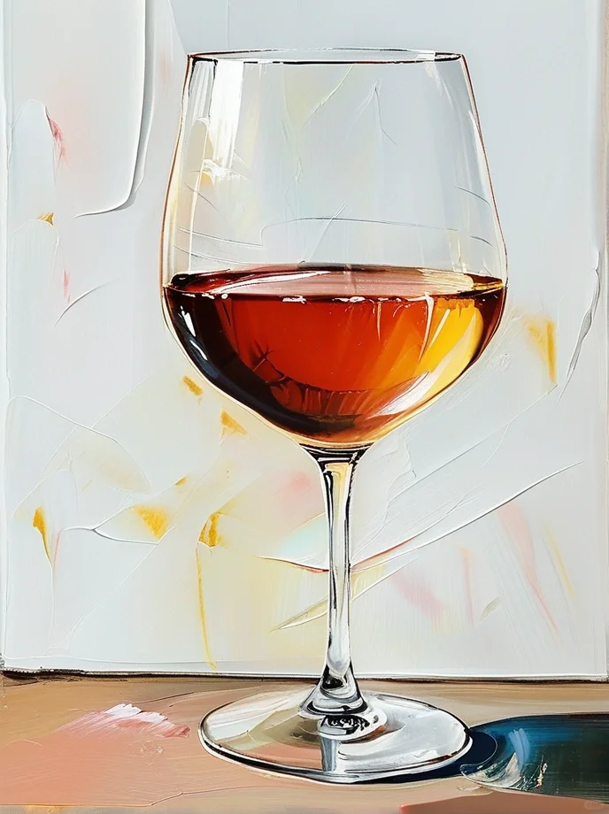 绘画素材1000集｜一杯葡萄酒?