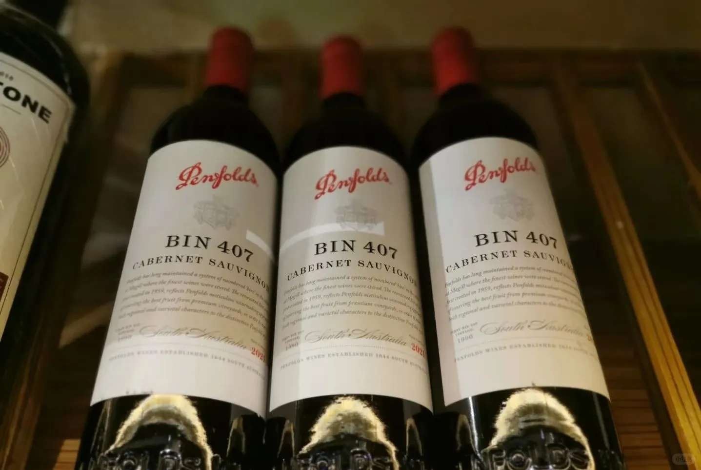 奔富407红葡萄酒
