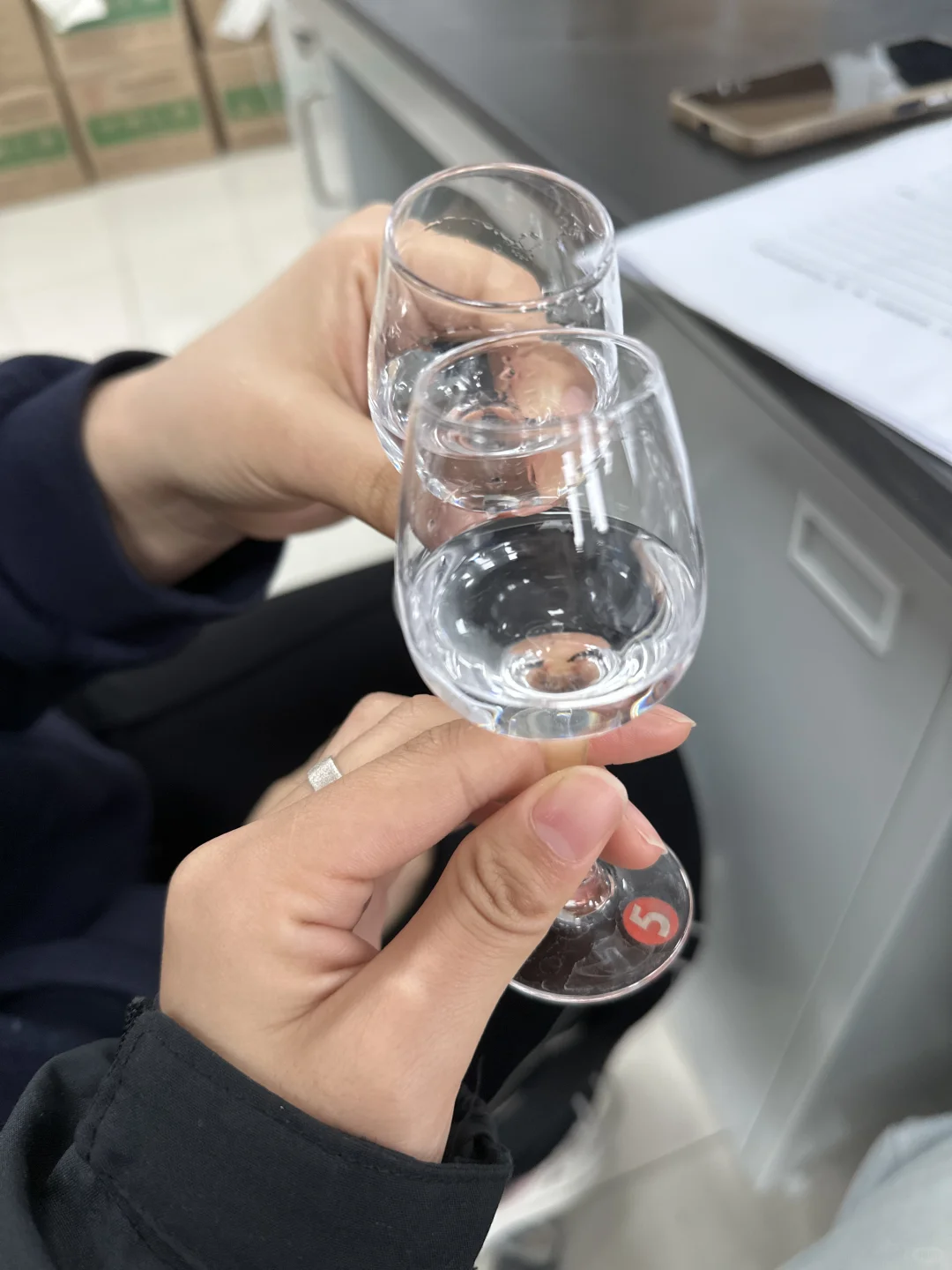 酿酒工程专业前来报道！白酒品鉴实验～