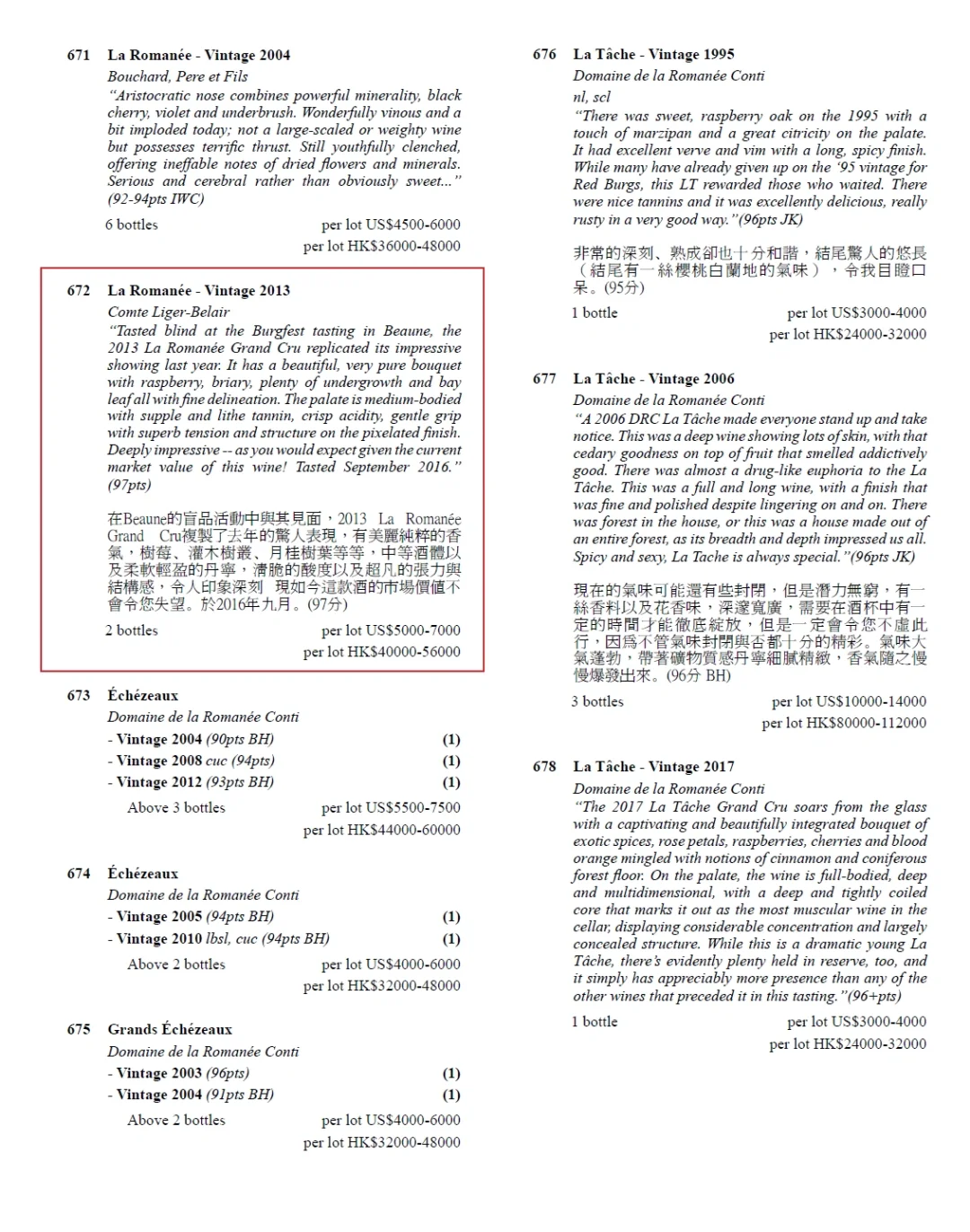 ??Acker四月拍卖?26号亮点「葡萄酒皇室」