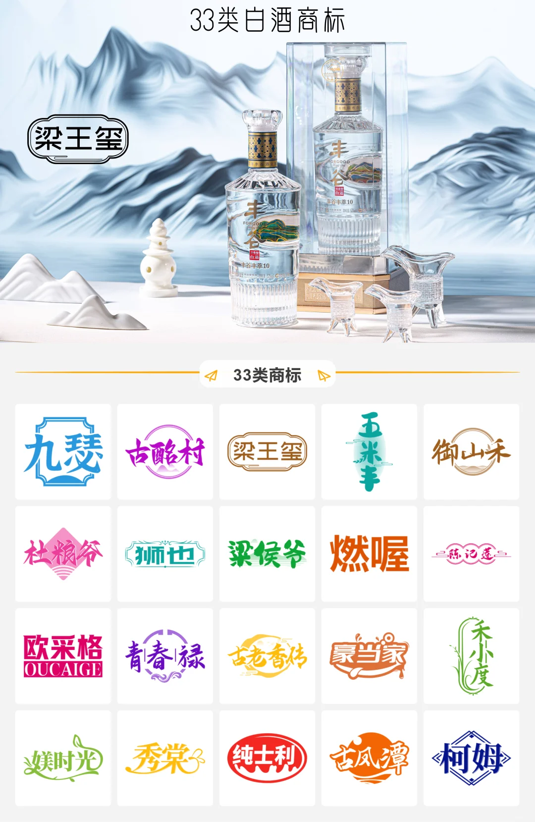 33类白酒商标推荐