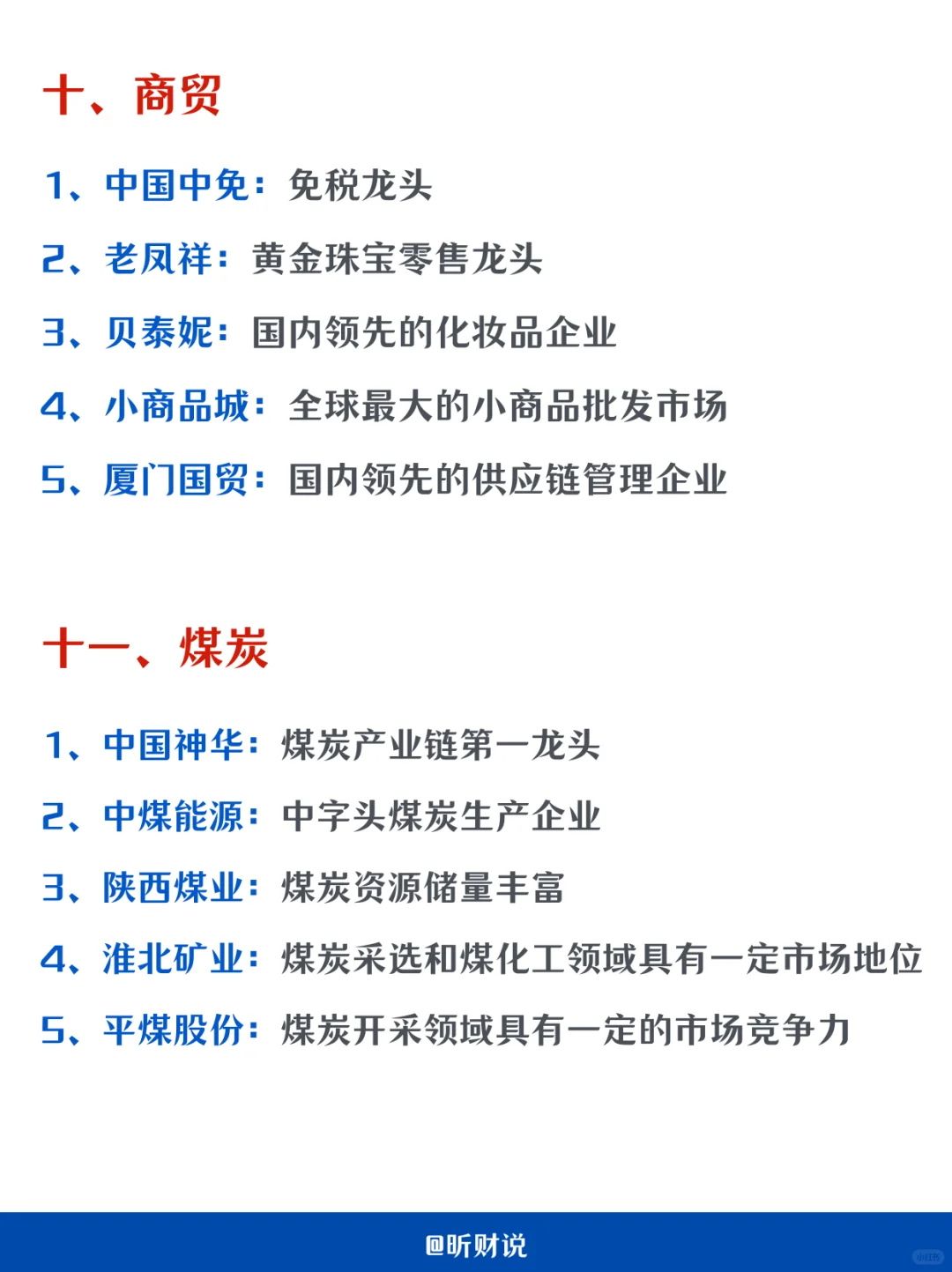 A 股各行业细分龙头大揭秘?投资小白必看！