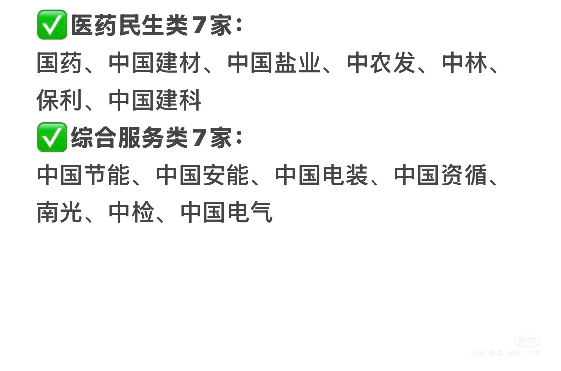 央企名录