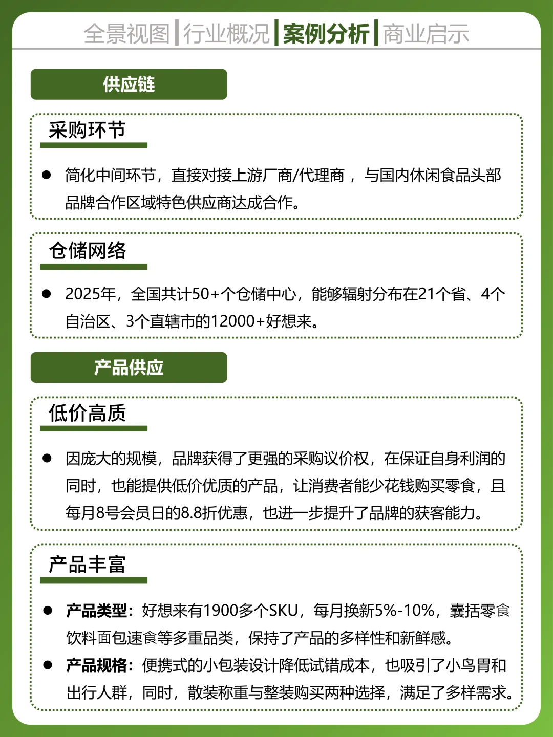 一天吃透一个行业。零食