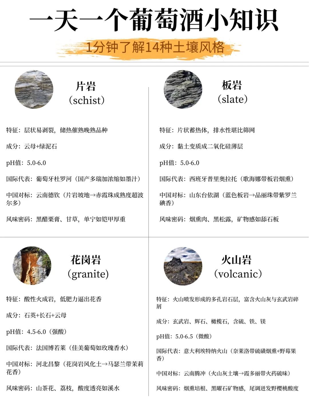 葡萄酒14种土壤解析！风土与风味的关系！