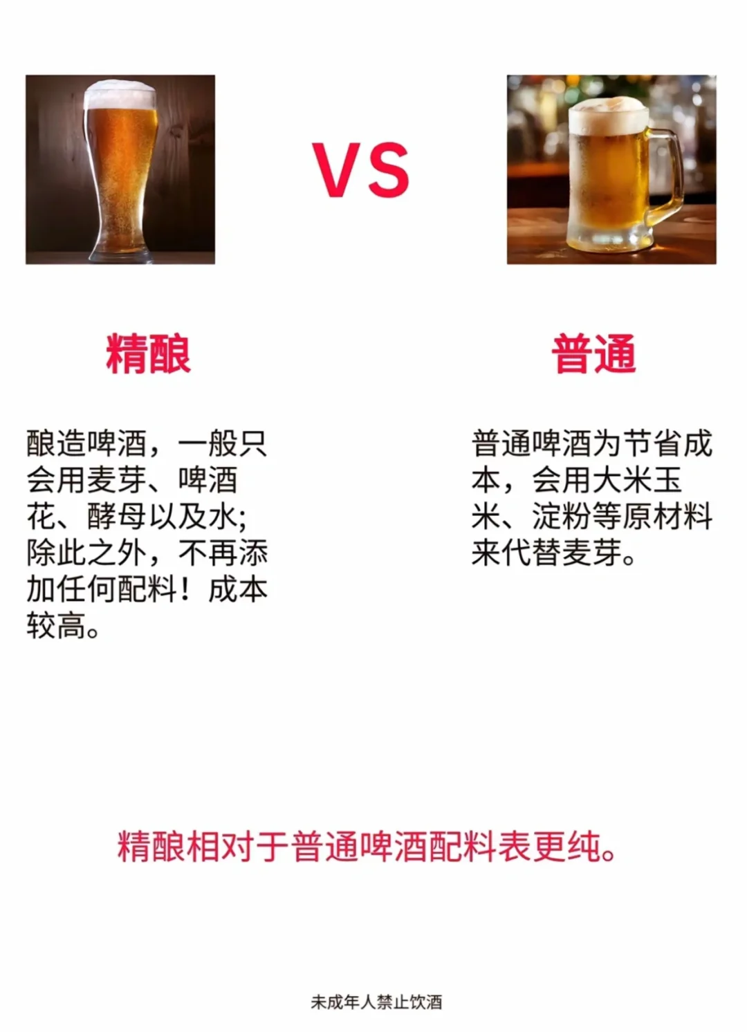 精酿啤酒和普通啤酒的区别