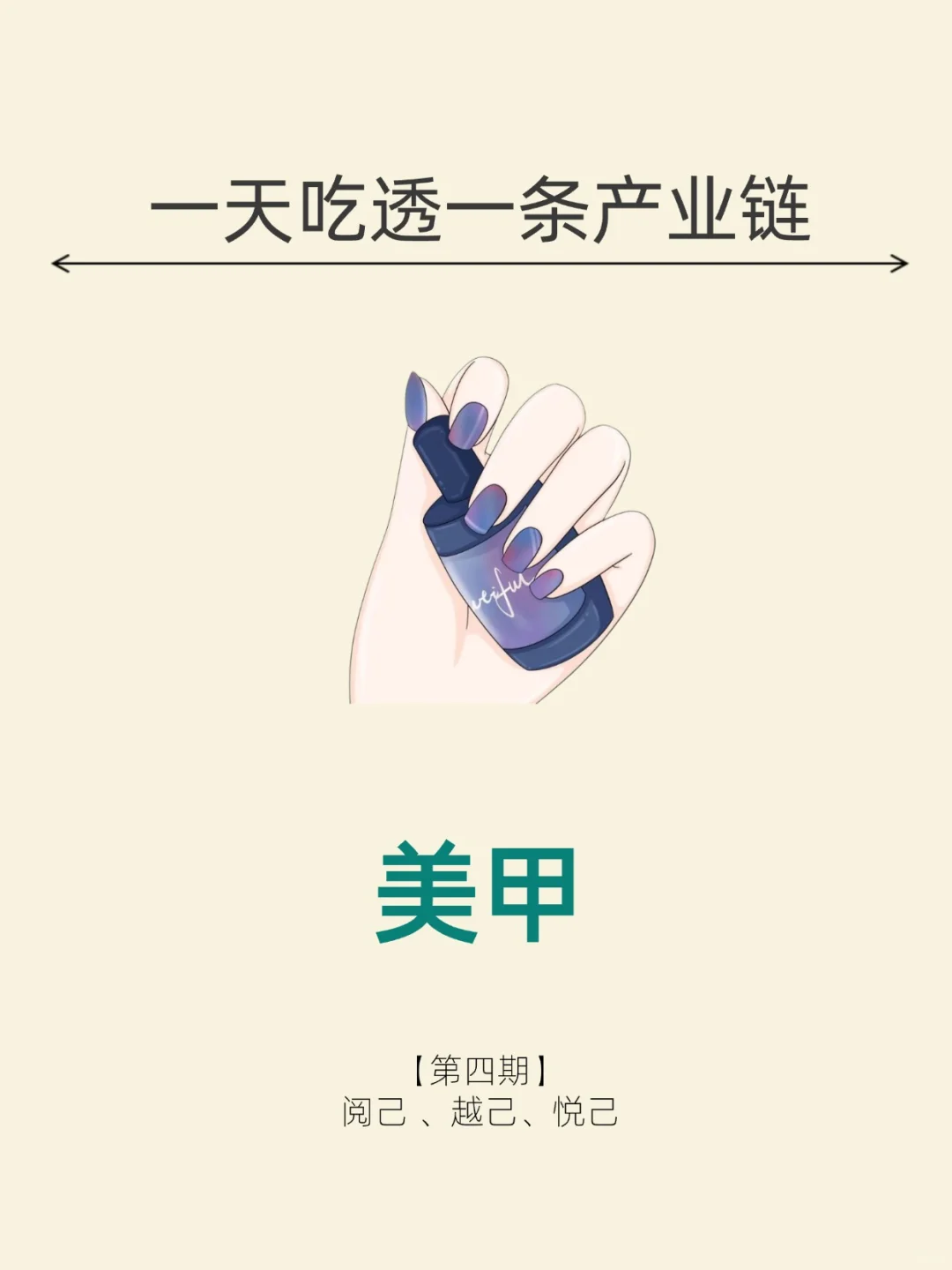 一天吃透一条产业链。No.4 美甲