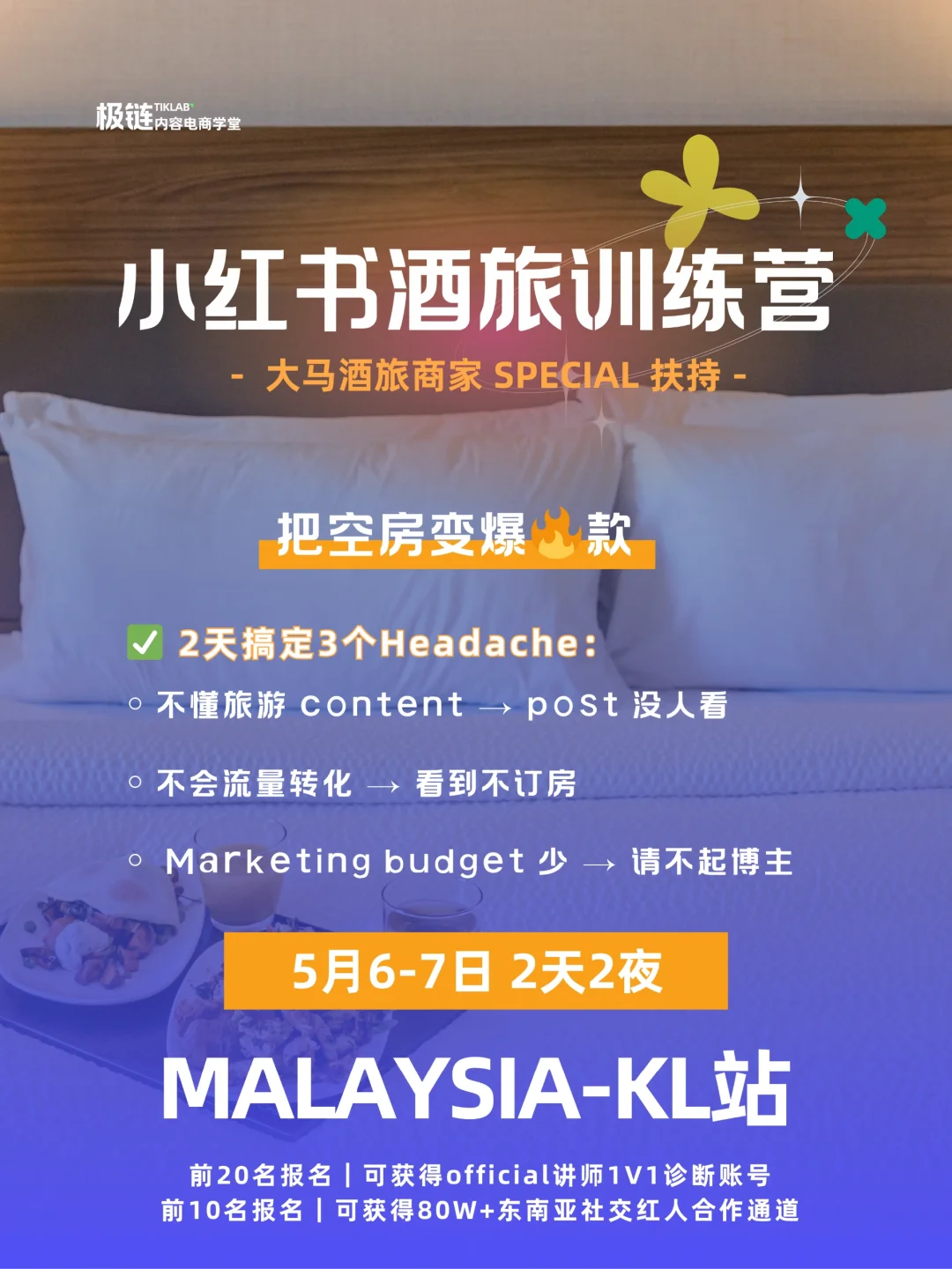 ??酒旅行业专场 | 2天抓住旅游流量！