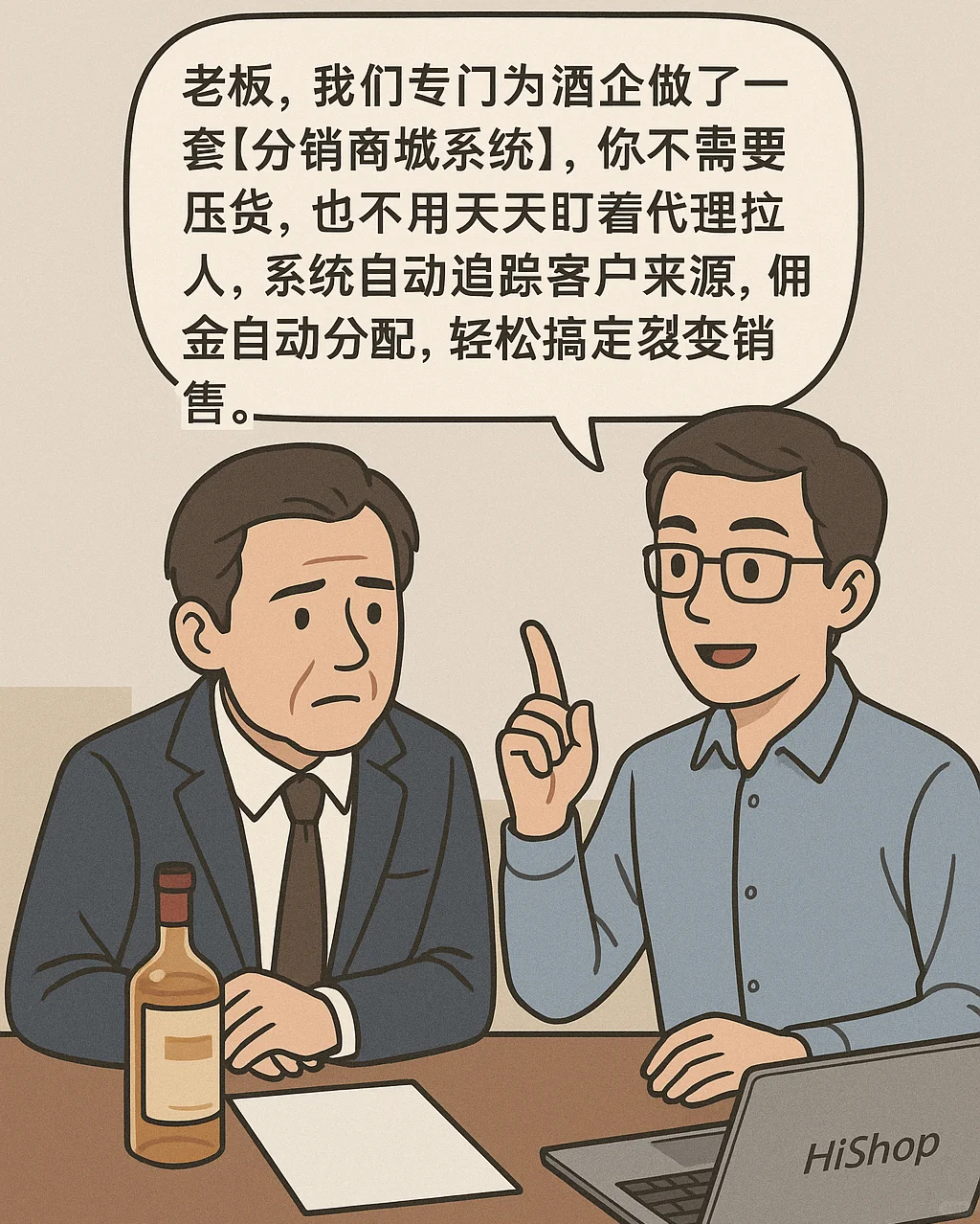 什么是酒行业分销系统，一分钟漫画教会你