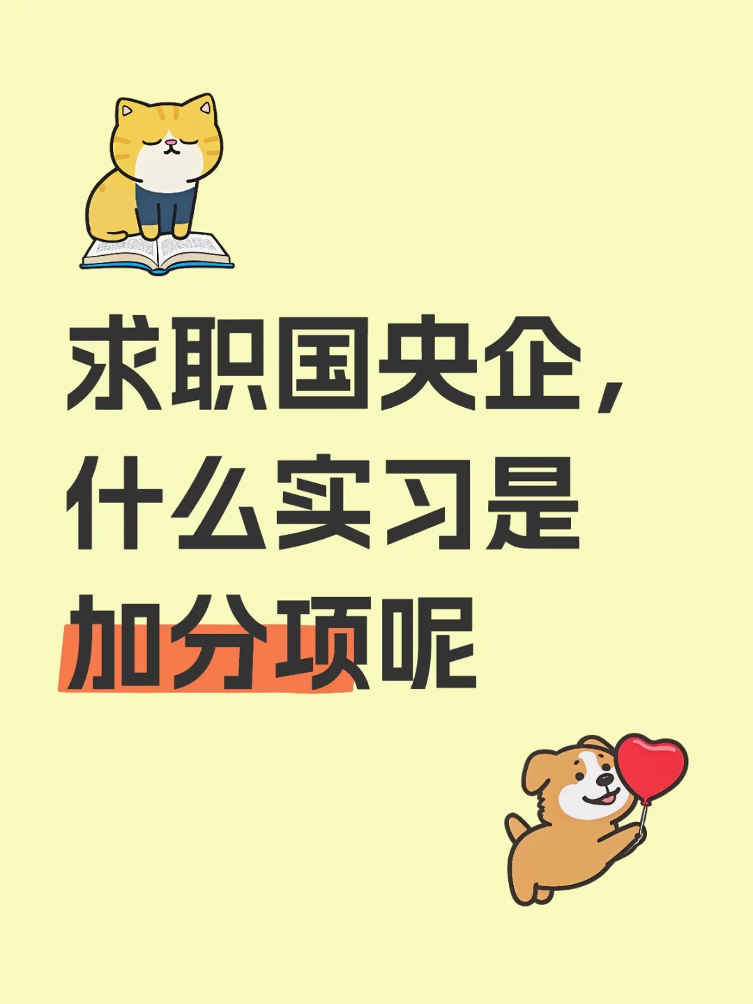 求职国央企，什么实习是加分项呢