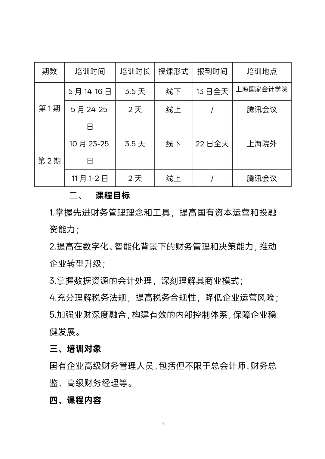 国有企业高级财务管理人员