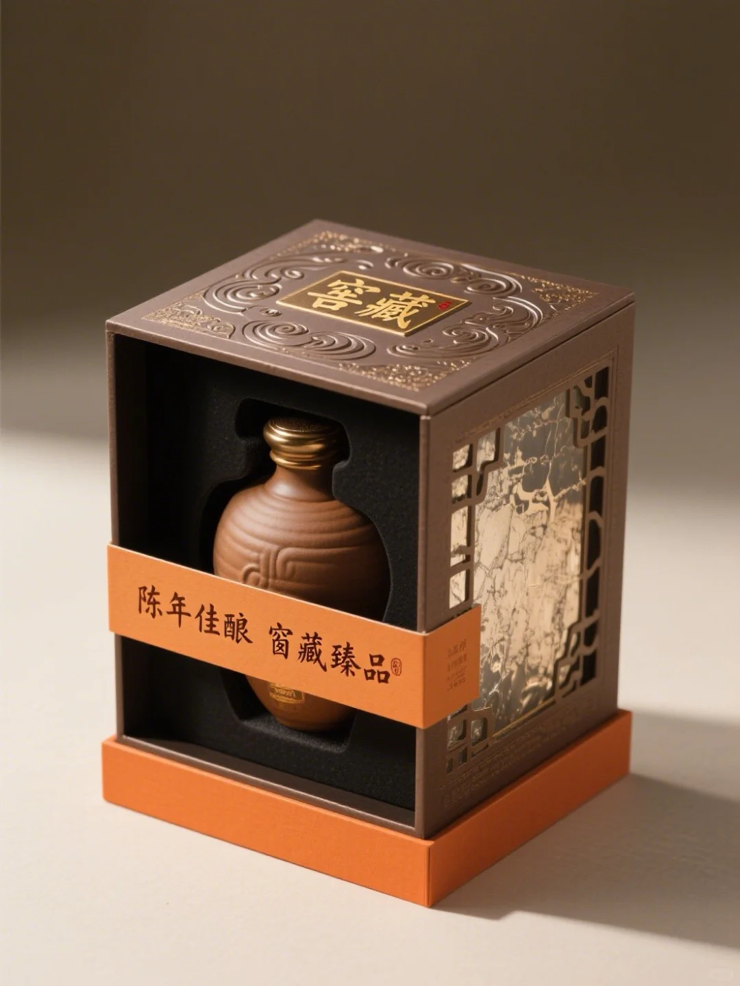 窖藏白酒包装盒设计：封存岁月，彰显醇香