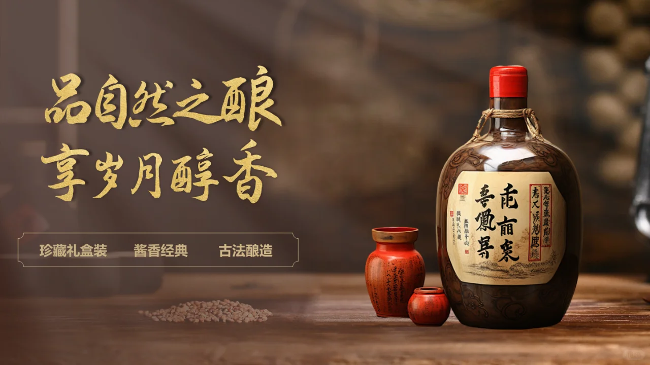 古风白酒PPT