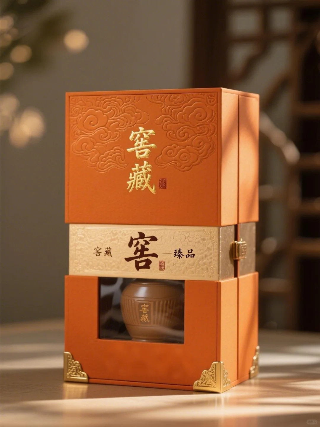 窖藏白酒包装盒设计：封存岁月，彰显醇香