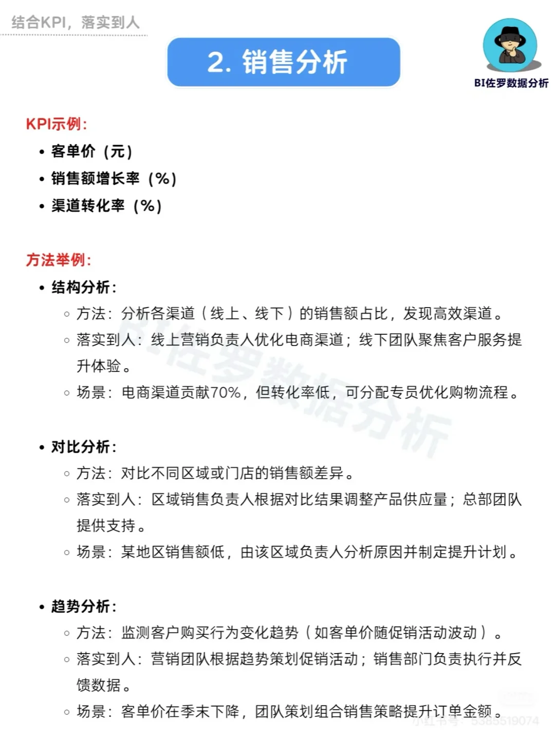 企业经营分析的秘密