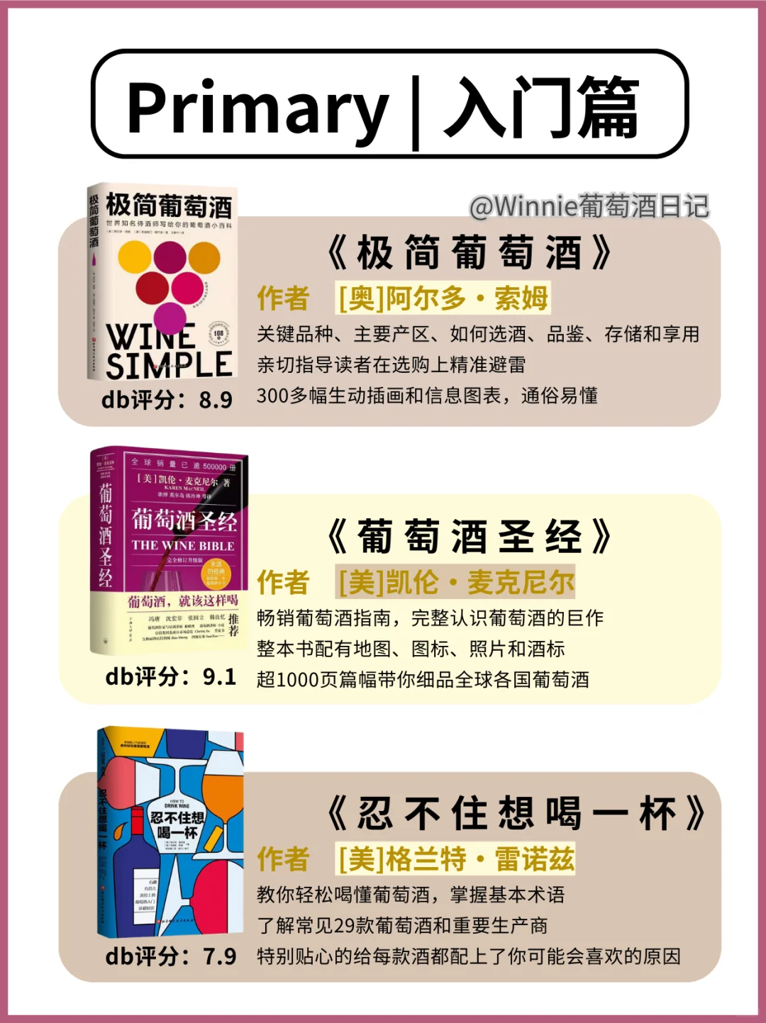 赶紧码住❗入门葡萄酒必看的9本好书?