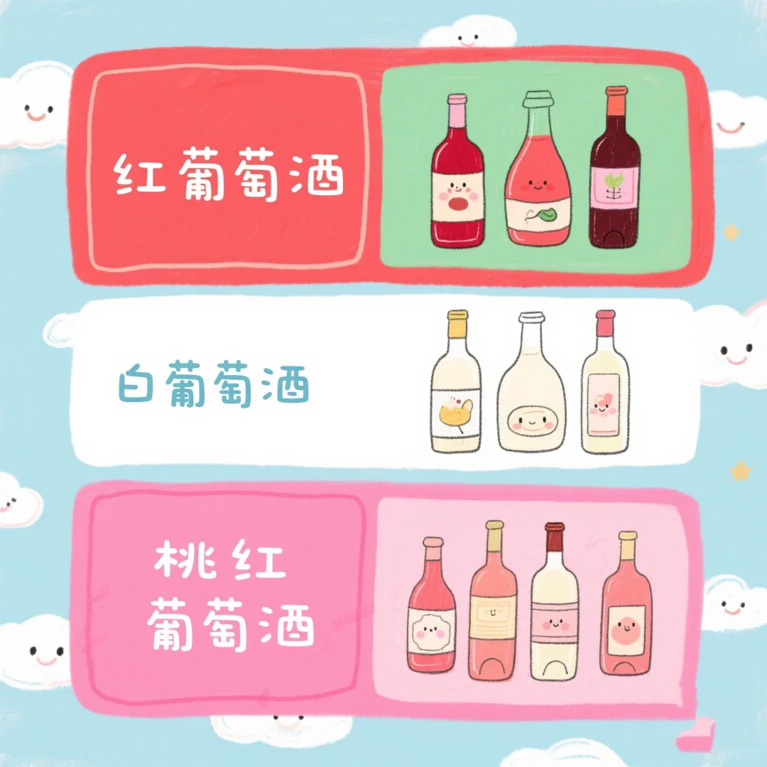 一文看懂葡萄酒如何分类！