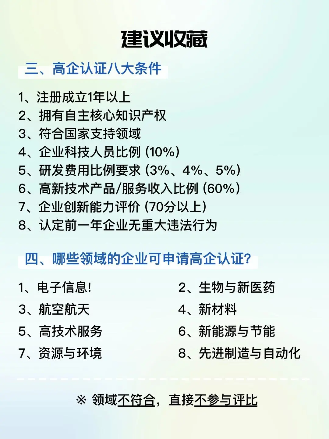 高新技术企业申报，你准备好了吗？