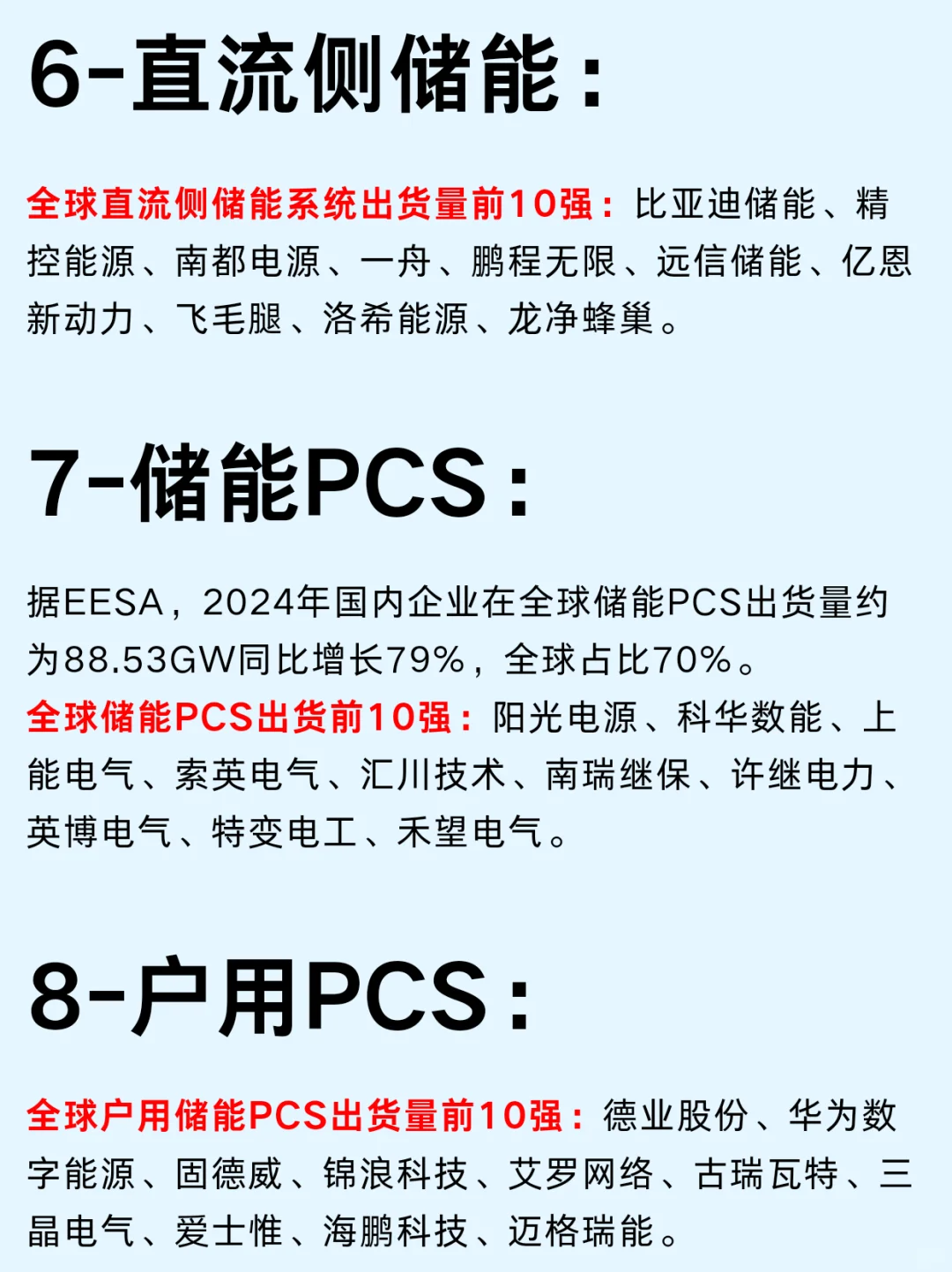 一篇吃透：储能行业10大龙头及产业链
