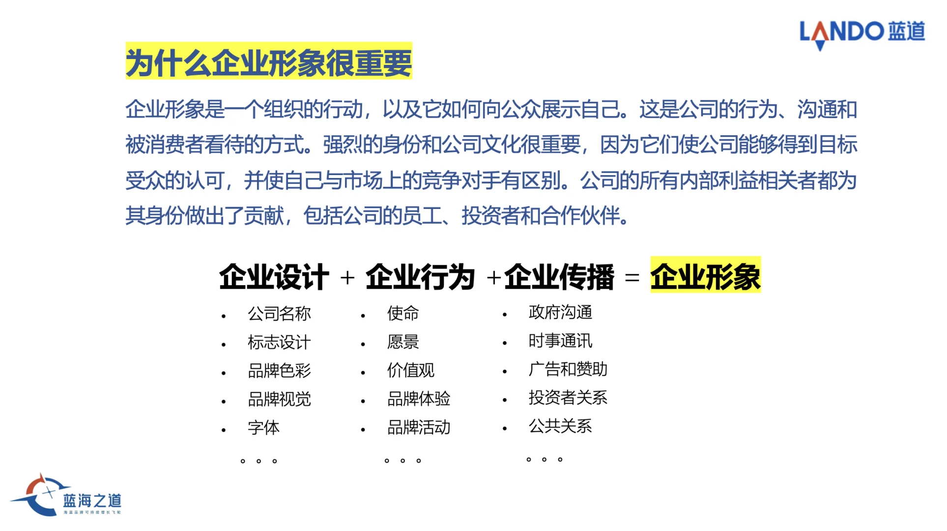 主动塑造企业形象否则就被别人塑造