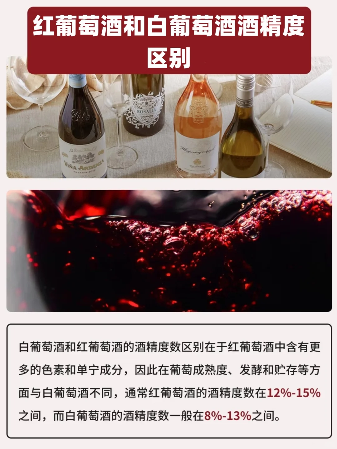 一分钟了解红葡萄酒与白葡萄酒的区别