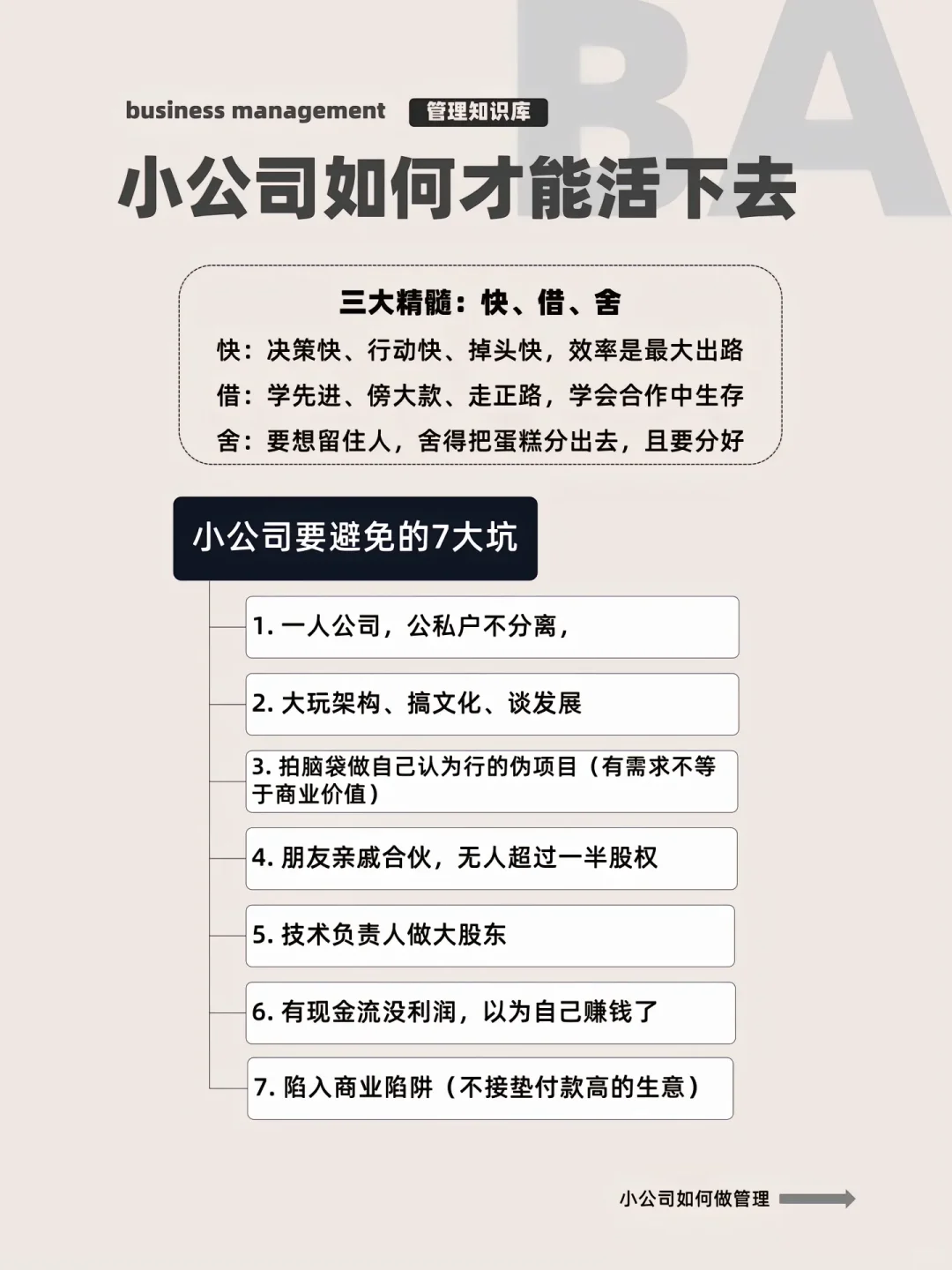 中小型企业老板做好这几点可让公司稳健发展