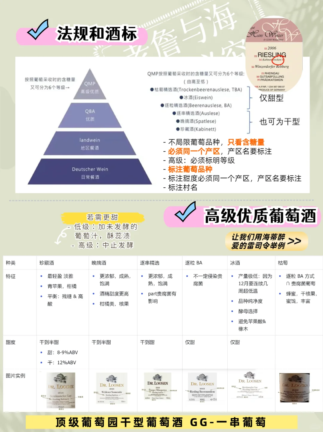 ⚽?建议收藏 ❗德国葡萄酒WSET3考点大汇总！